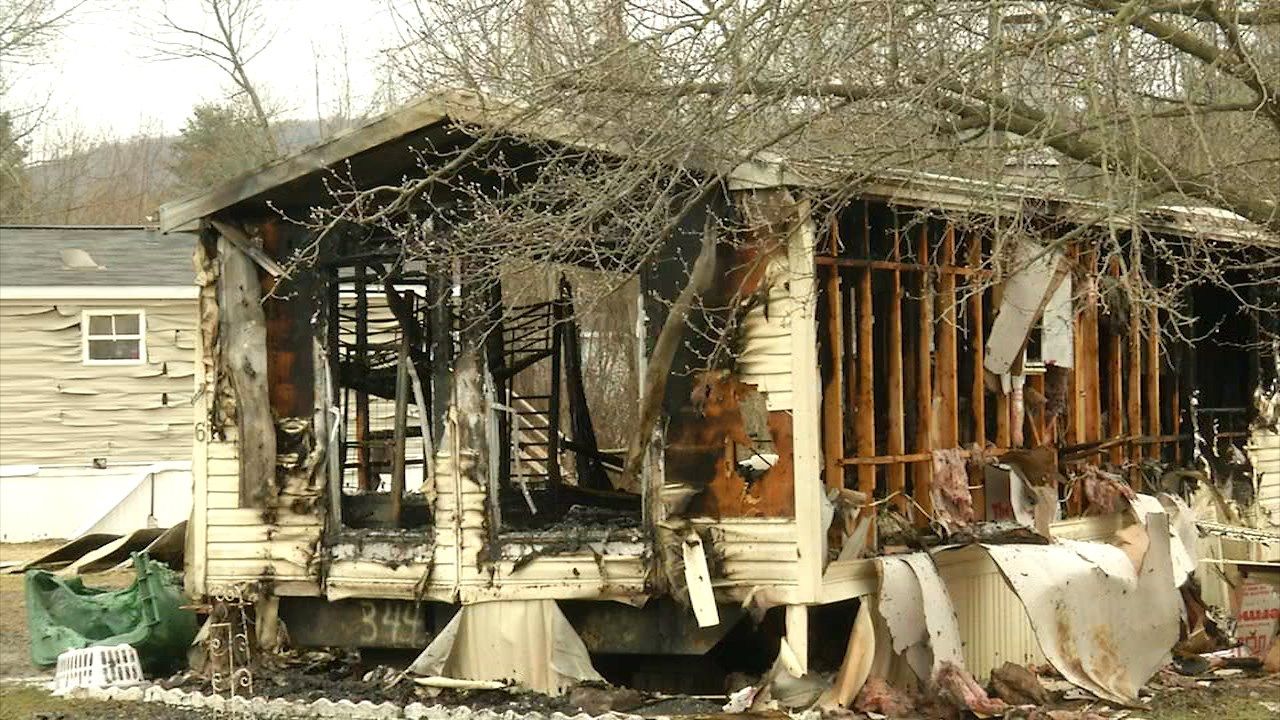 Fire Destroys Trailer Home in Conklin FOX 40 WICZ TV News, Sports