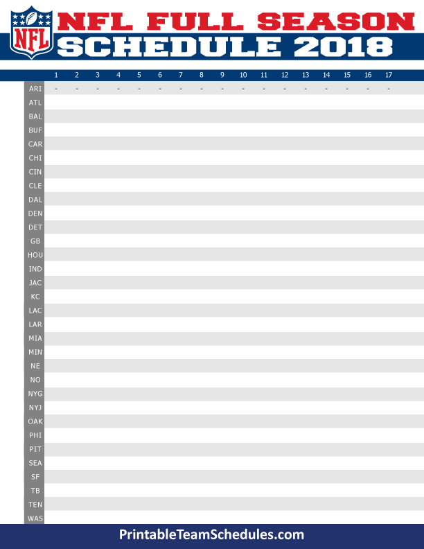Breaking: 2019 nfl schedule released – pro sports extra 2018 NFL Schedule Released - FOX 40 WICZ TV - News, Sports, Weather