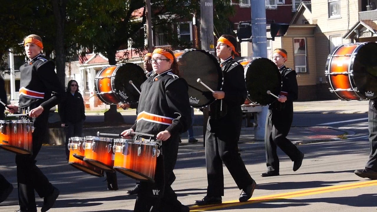 Marching Bands Parade Talents at Annual Columbus Day Event WICZ