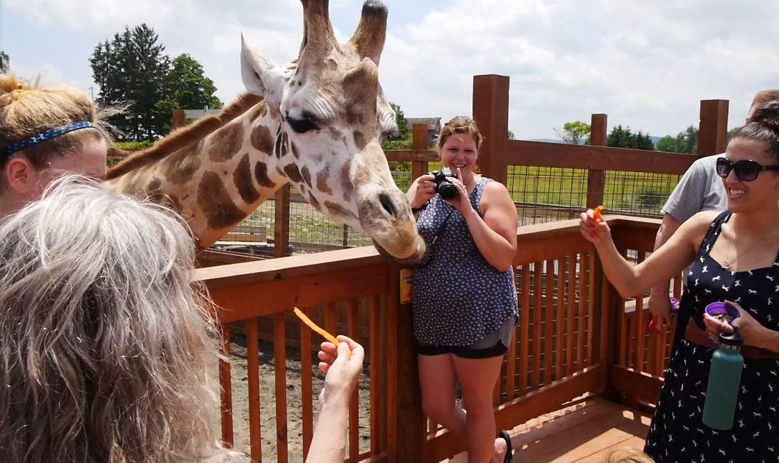 Oliver the Giraffe Celebrates First Father's Day with Thousands of Dads ...