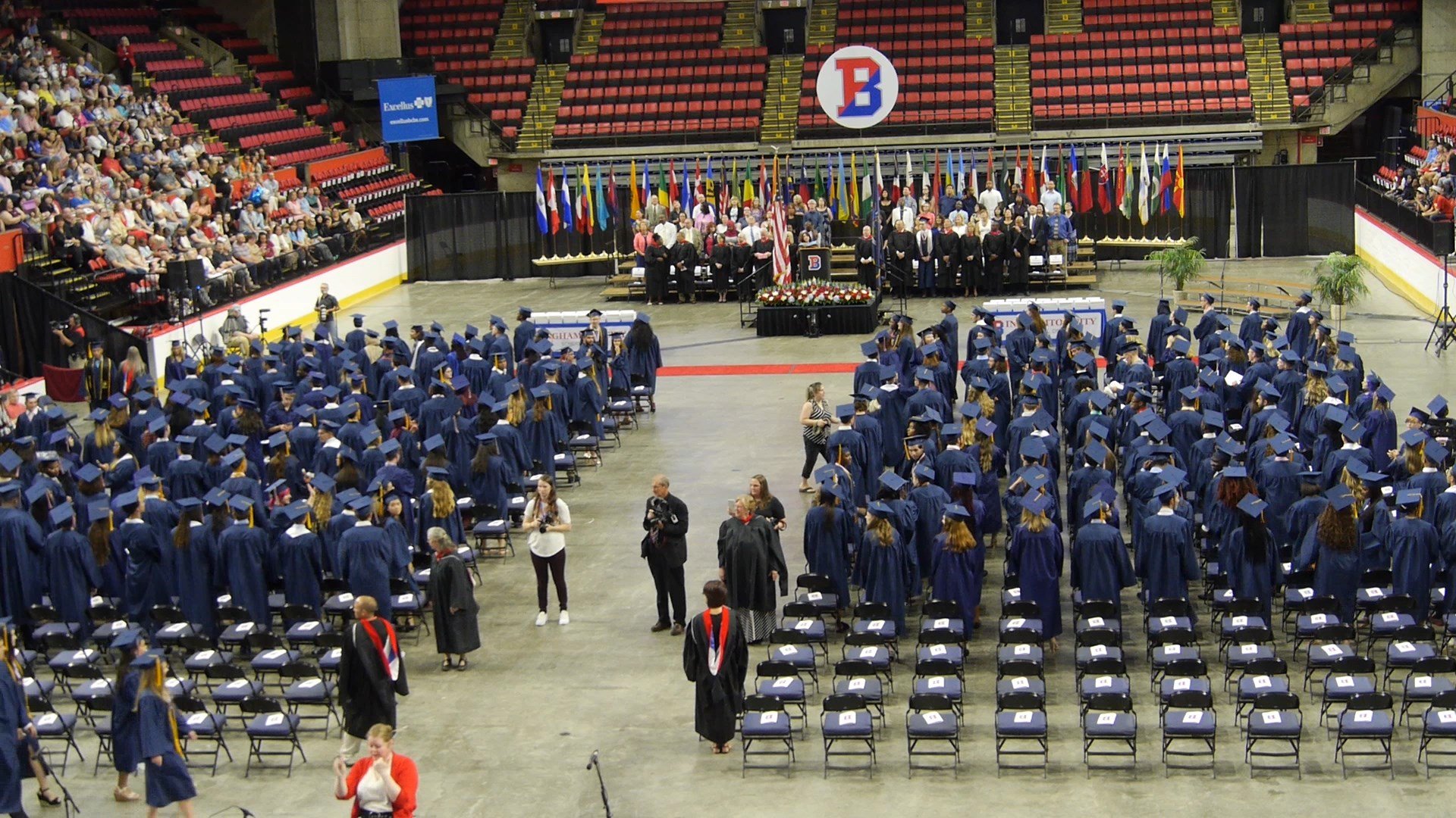 Binghamton High School Grads Celebrate at Arena WICZ