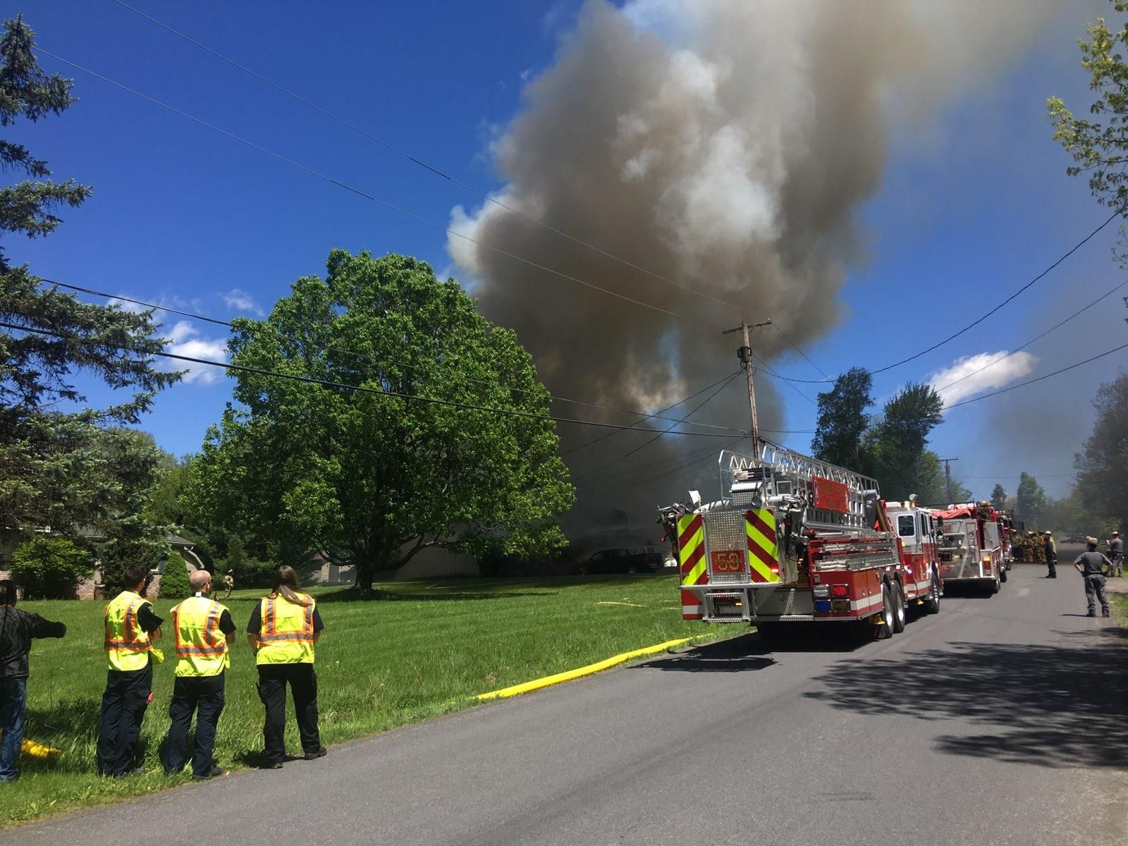 Fire Engulfs Home in Kirkwood WICZ