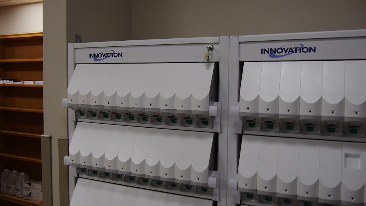 New Pharmacy Pill Dispenser for UHS Pharmacies WICZ