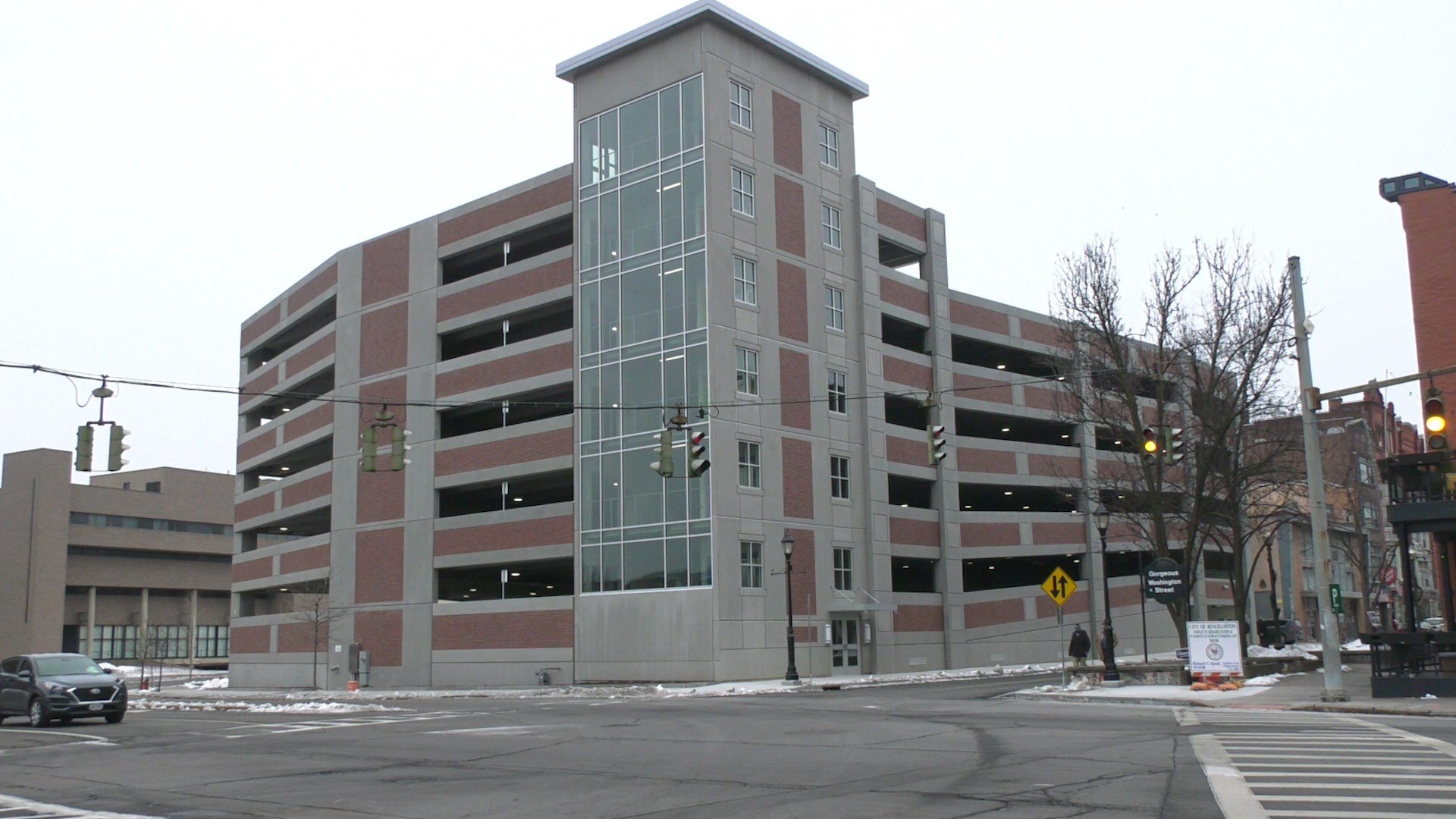 Hawley Street Parking Garage Opens In Downtown Binghamton Wicz
