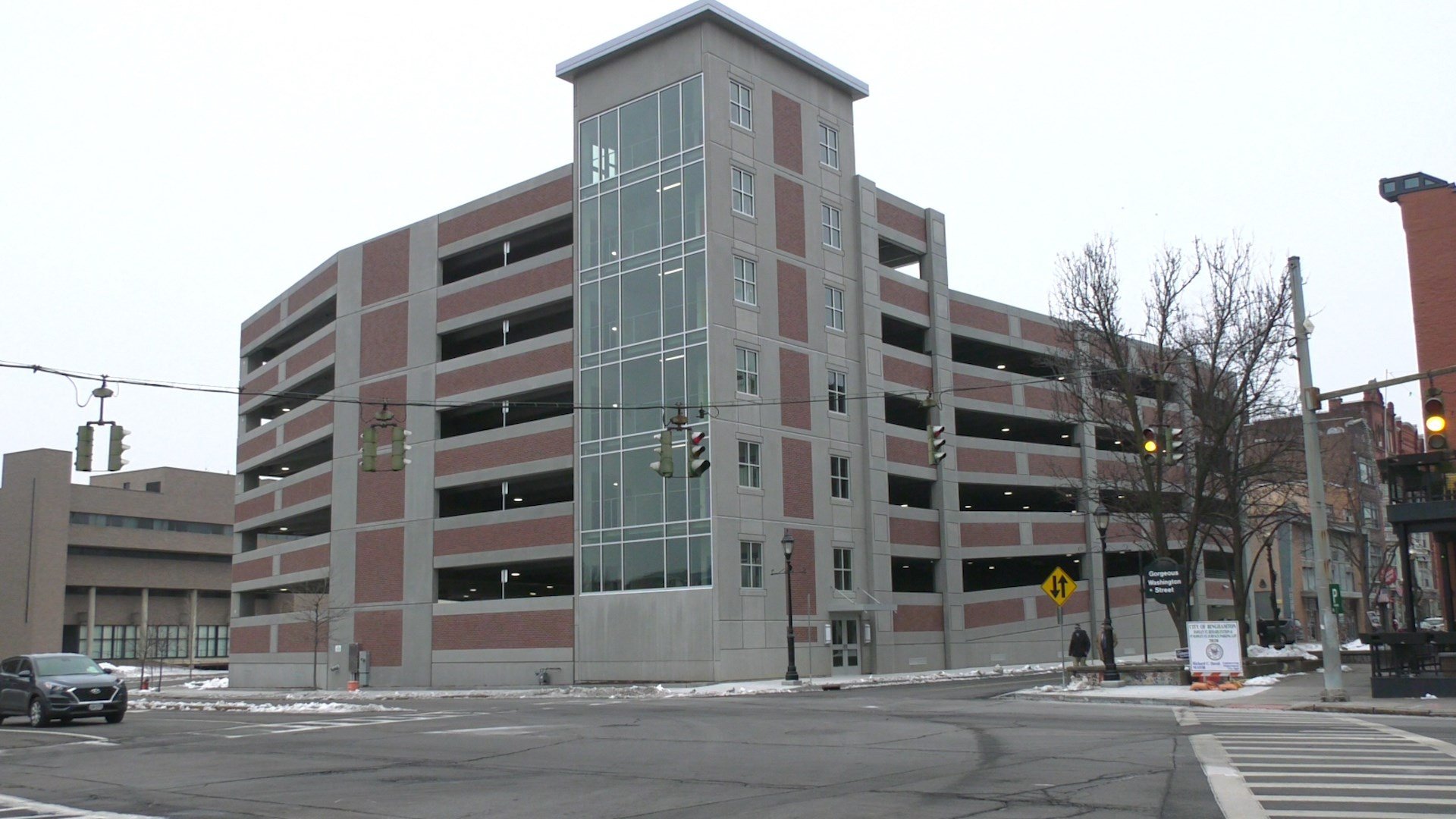 Hawley Street Parking Garage Opens In Downtown Binghamton Wicz 