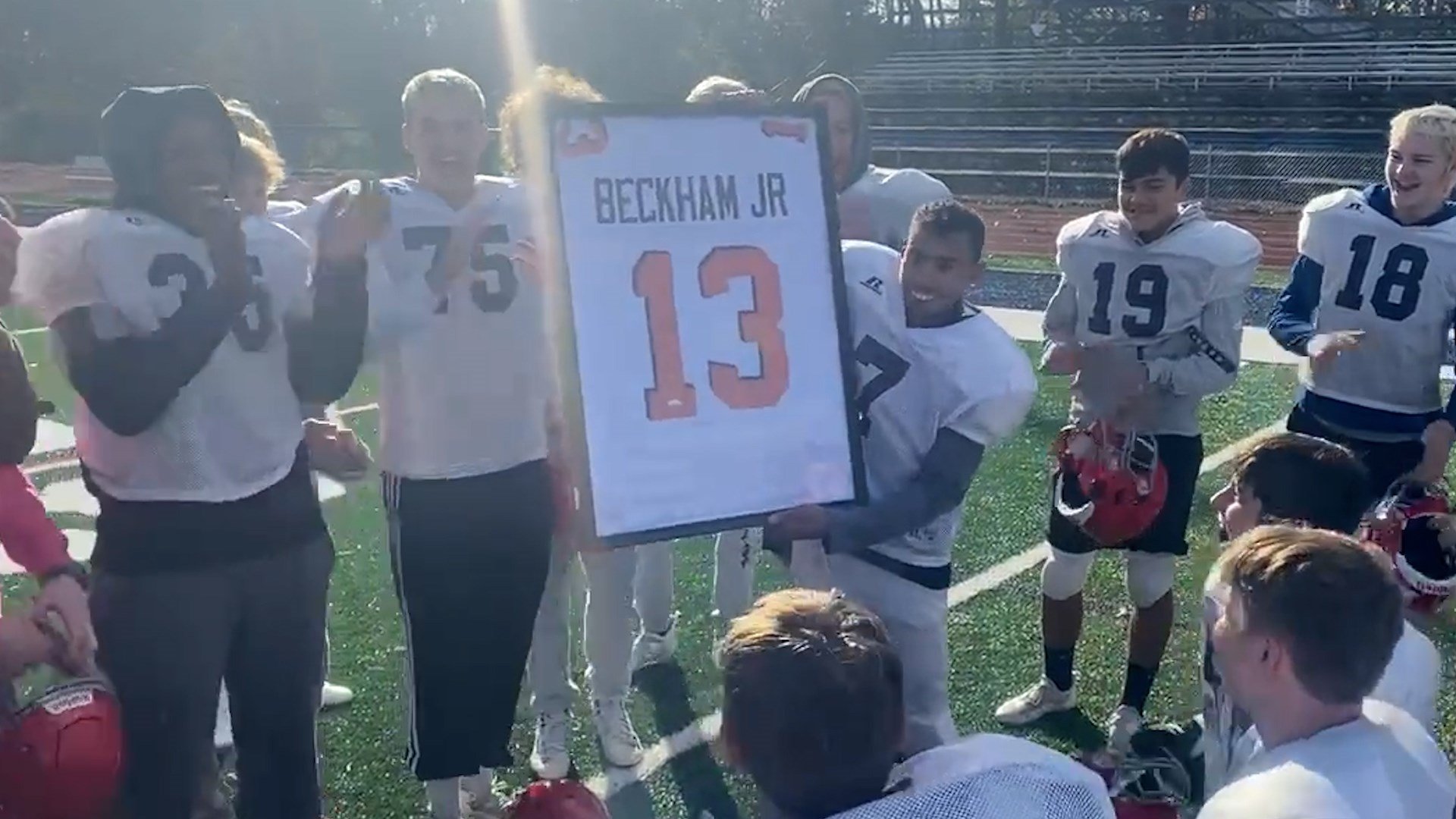 forks football players pitch in to surprise teammate battling a wicz