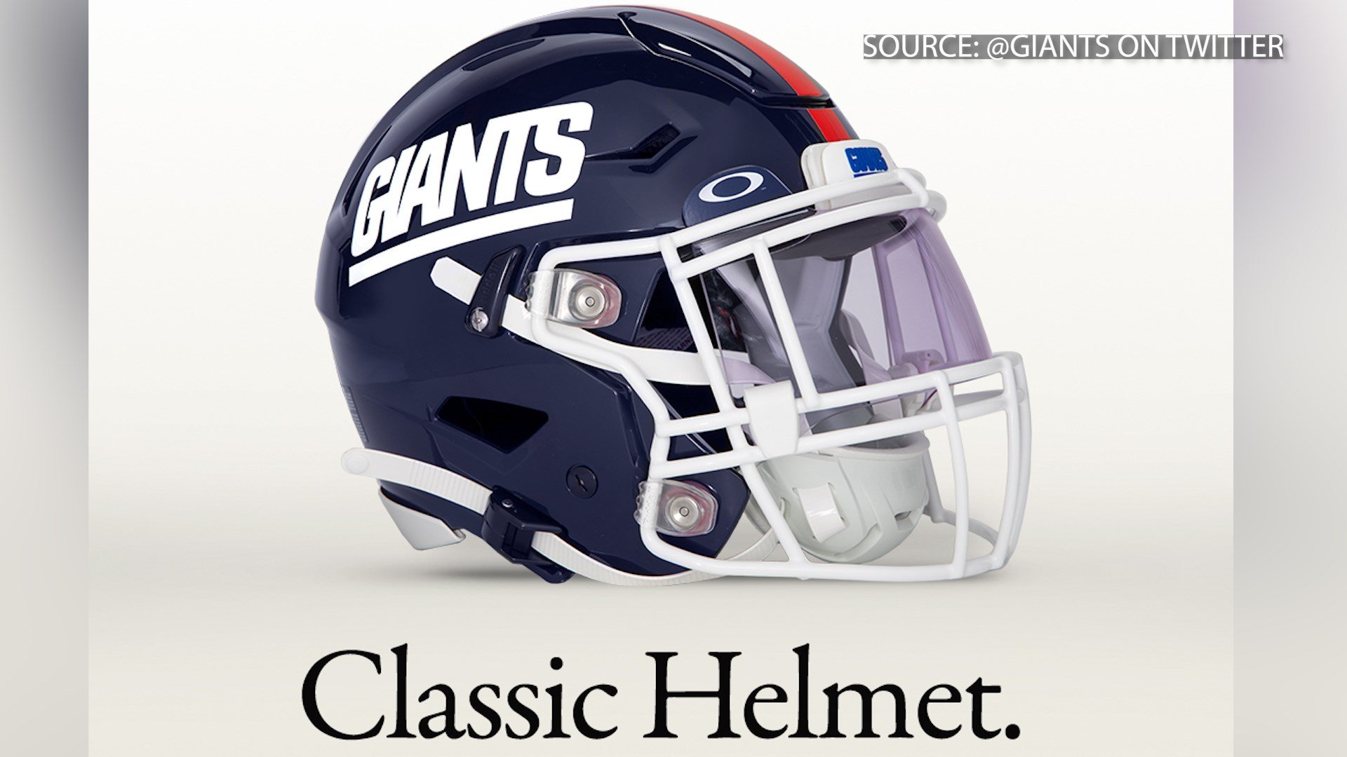 New York Giants To Wear Navy Blue Helmets With Color Rush Uniforms