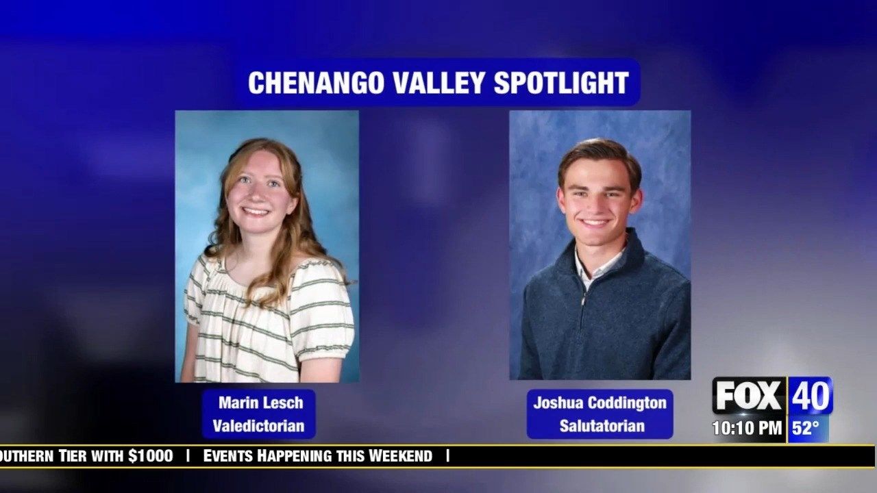 2023 Senior Spotlight Chenango Valley Central School District WICZ