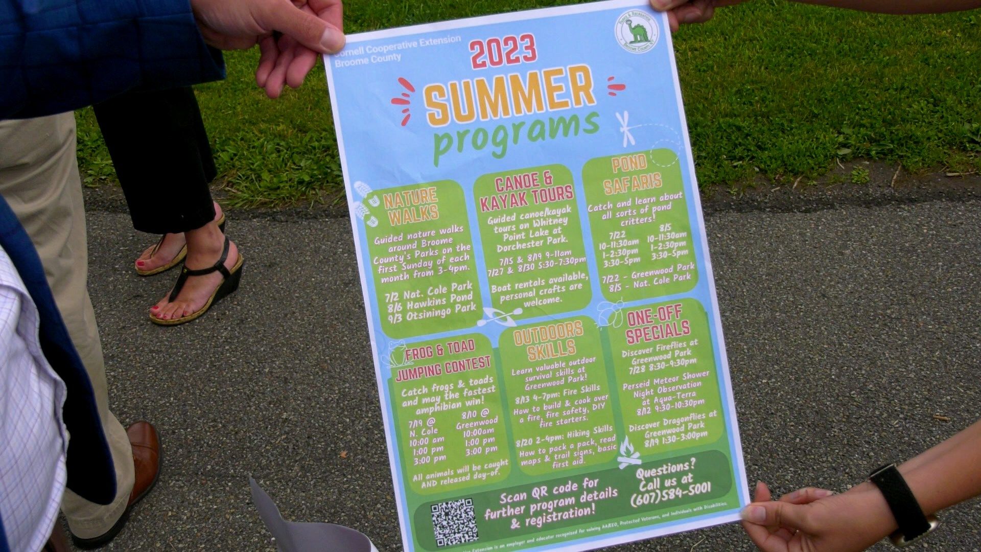 Broome County & CCE Team up for Summer Programming at County Parks WICZ