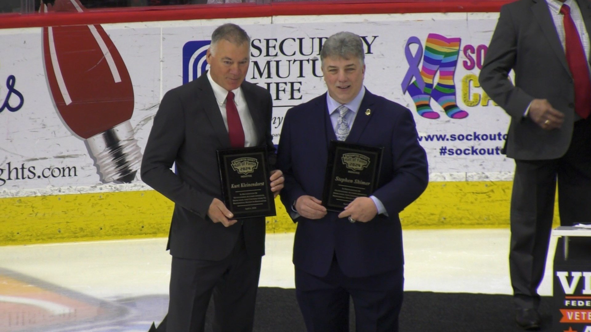 Kleinendorst And Shimer Inducted Into Binghamton Hockey Hall Of Fame - WICZ