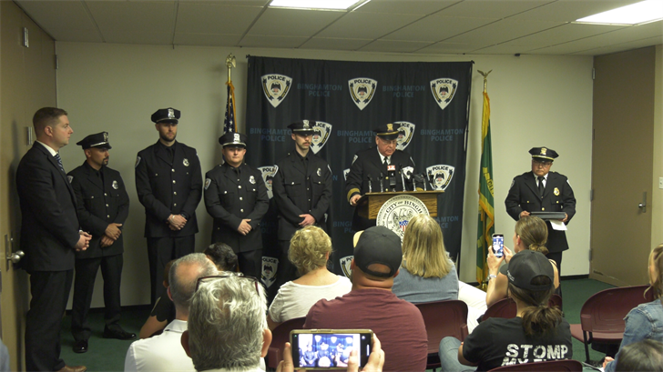 Binghamton Police Officers Honored at 2024 Police Awards - WICZ